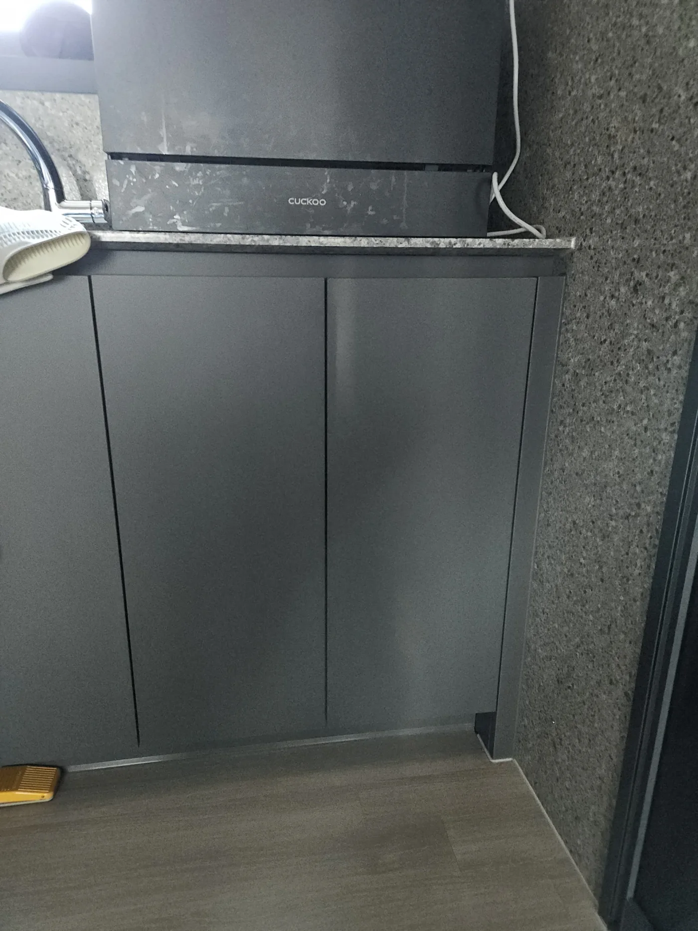 송천동 싱크대하부장리폼 시공 전 사진